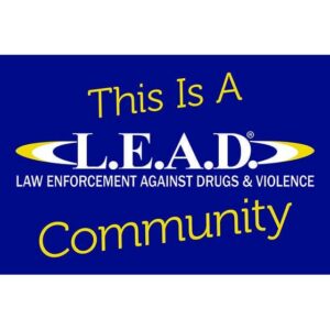 18"wide x 12"tall LEAD Community Sign